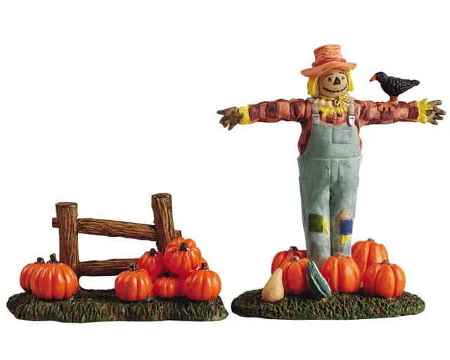lemax-scarecrow-lane-d-cor-miniature-d-automne image 1
