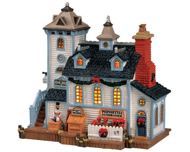 lemax-chapel-by-the-sea-chapelle-bord-de-mer-miniature image 1