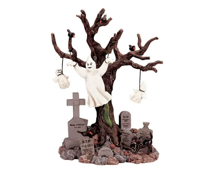 lemax-lighted-tree-graveyard-ghost-fant-me-lumineux-cimeti-re image 1