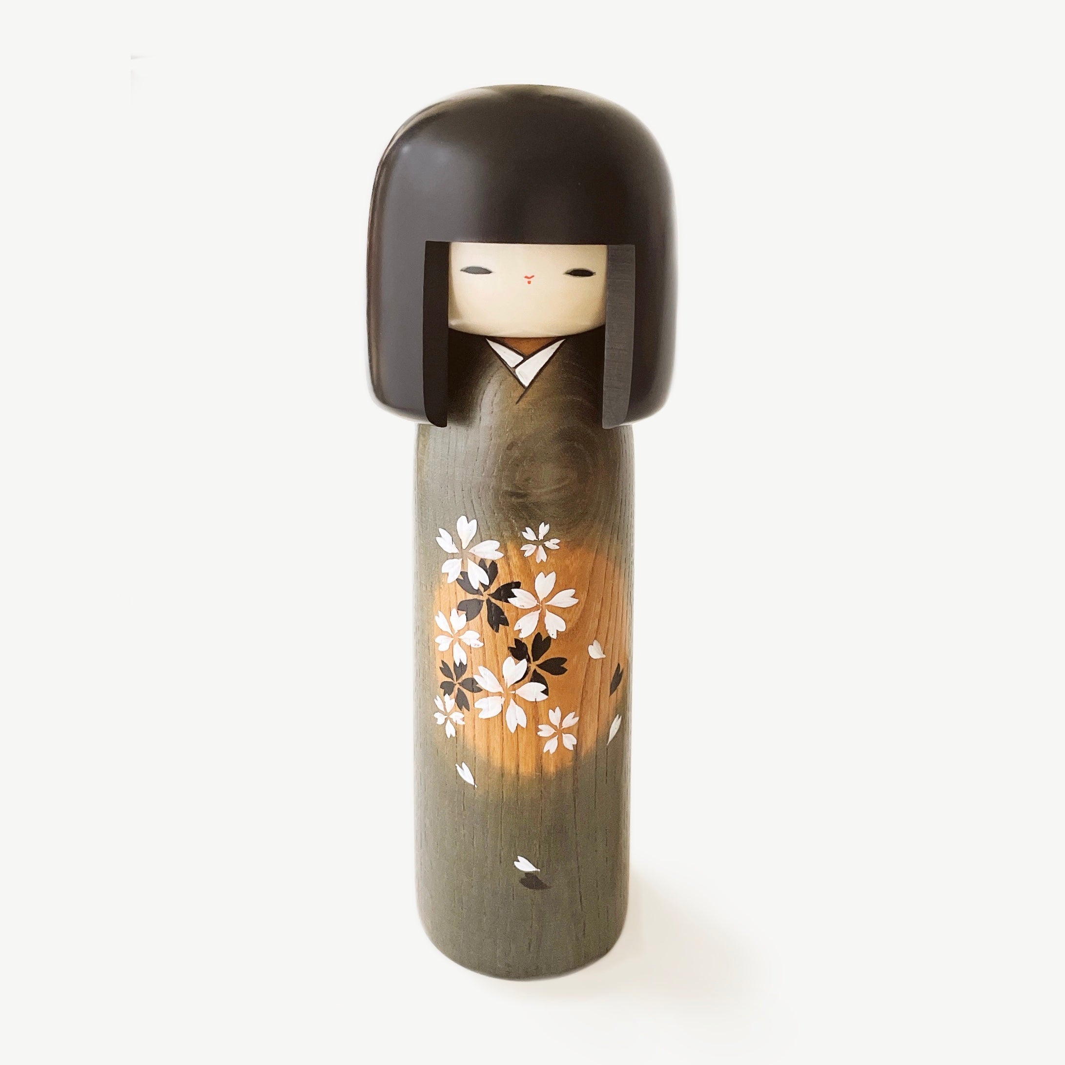 usaburo-kokeshi-shungetsu-spring-moon-poup-e-artisanale-28-5-cm image 1