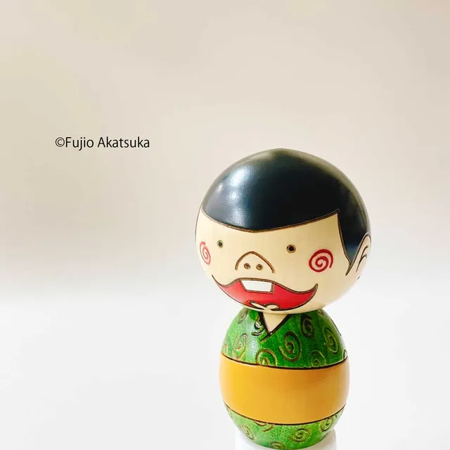 usaburo-kokeshi-bakabon-figurine-yura-koro-58-x-58-x-92-mm image 1