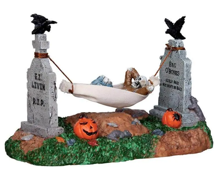lemax-bag-o-bones-figurine-miniature-spooky-town-halloween image 1