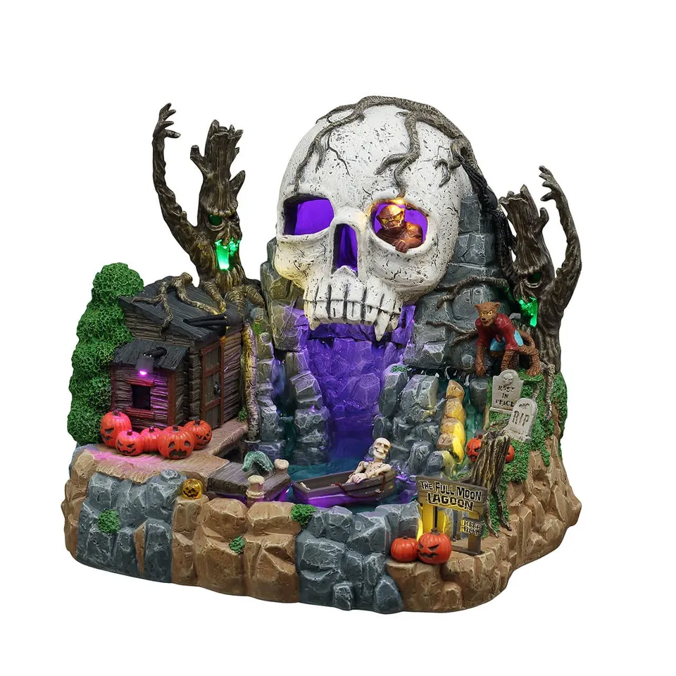 lemax-the-full-moon-lagoon-d-cor-lagune-spooky-town image 1