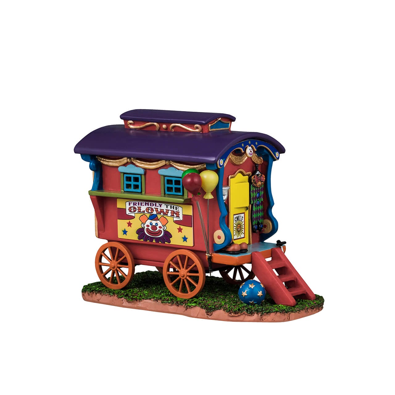 lemax-friendly-the-clown-caravan-caravane-miniature-cirque-carnival image 1