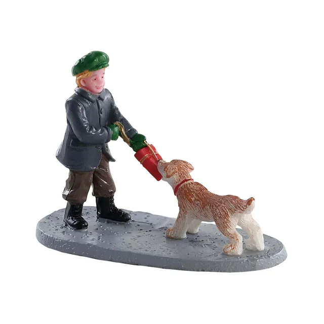 lemax-tug-of-war-figurine-miniature-tir-la-corde-caddington image 1