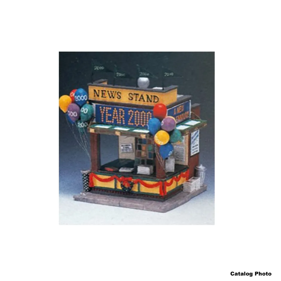 lemax-news-stand-miniature-kiosque-journaux-de-village image 1