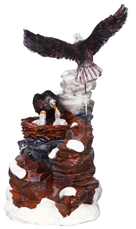 lemax-eagles-feeding-figurine-aigles-miniatures image 2