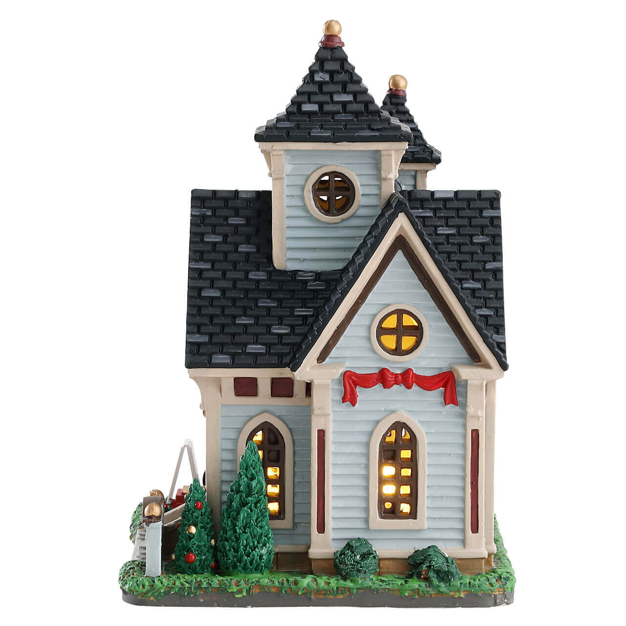 lemax-elm-valley-church-miniature-glise-de-village-illumin-e image 2