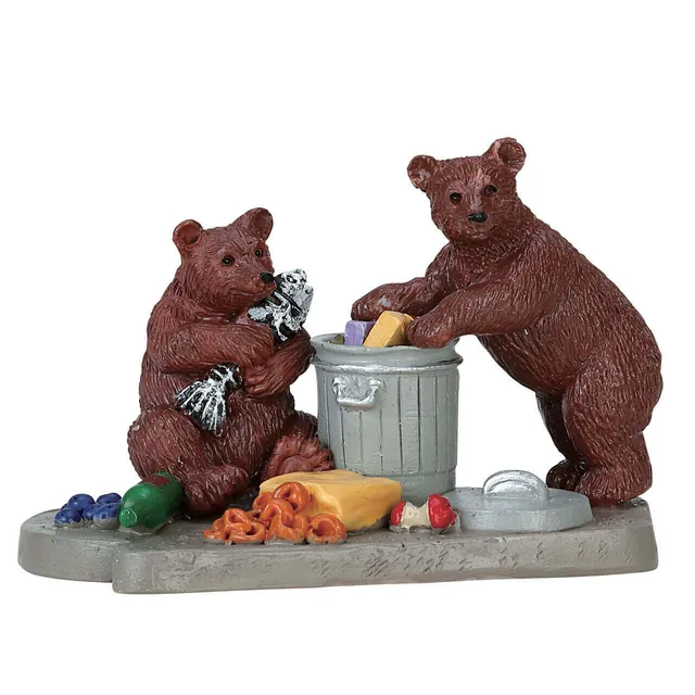 lemax-bear-buffet-figurine-miniature-vail-village image 1