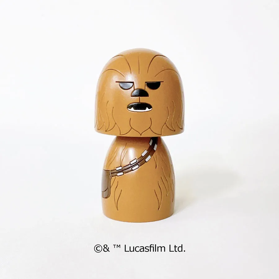 usaburo-kokeshi-star-wars-chewbacca-figurine-miniature-artisanale-75-mm image 1