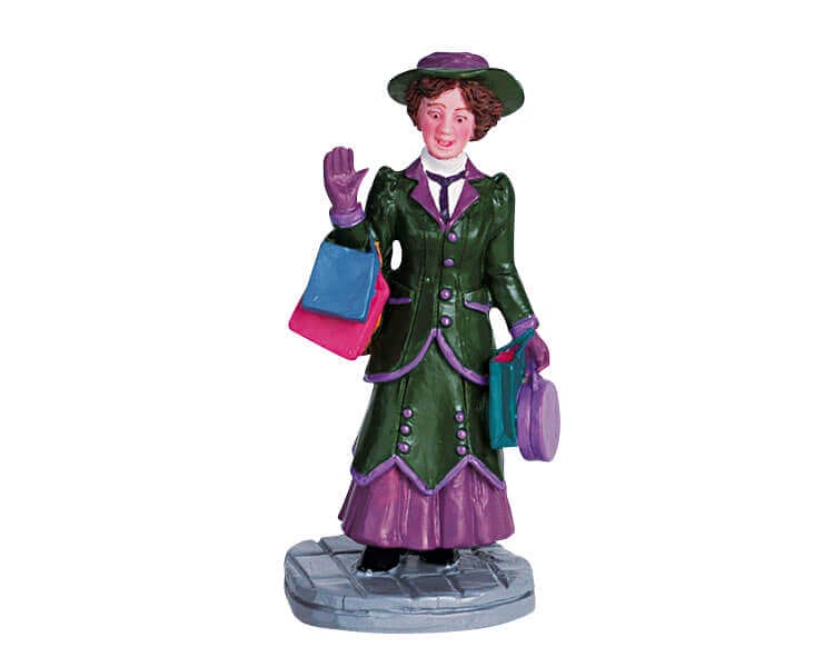 lemax-shopping-day-figurine-miniature-shopping-de-no-l image 1