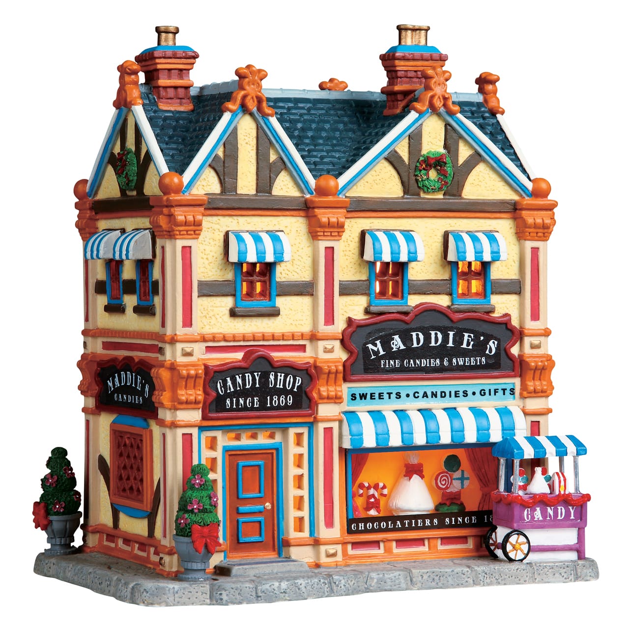 lemax-maddie-s-candy-shop-miniature-boutique-de-collection image 2