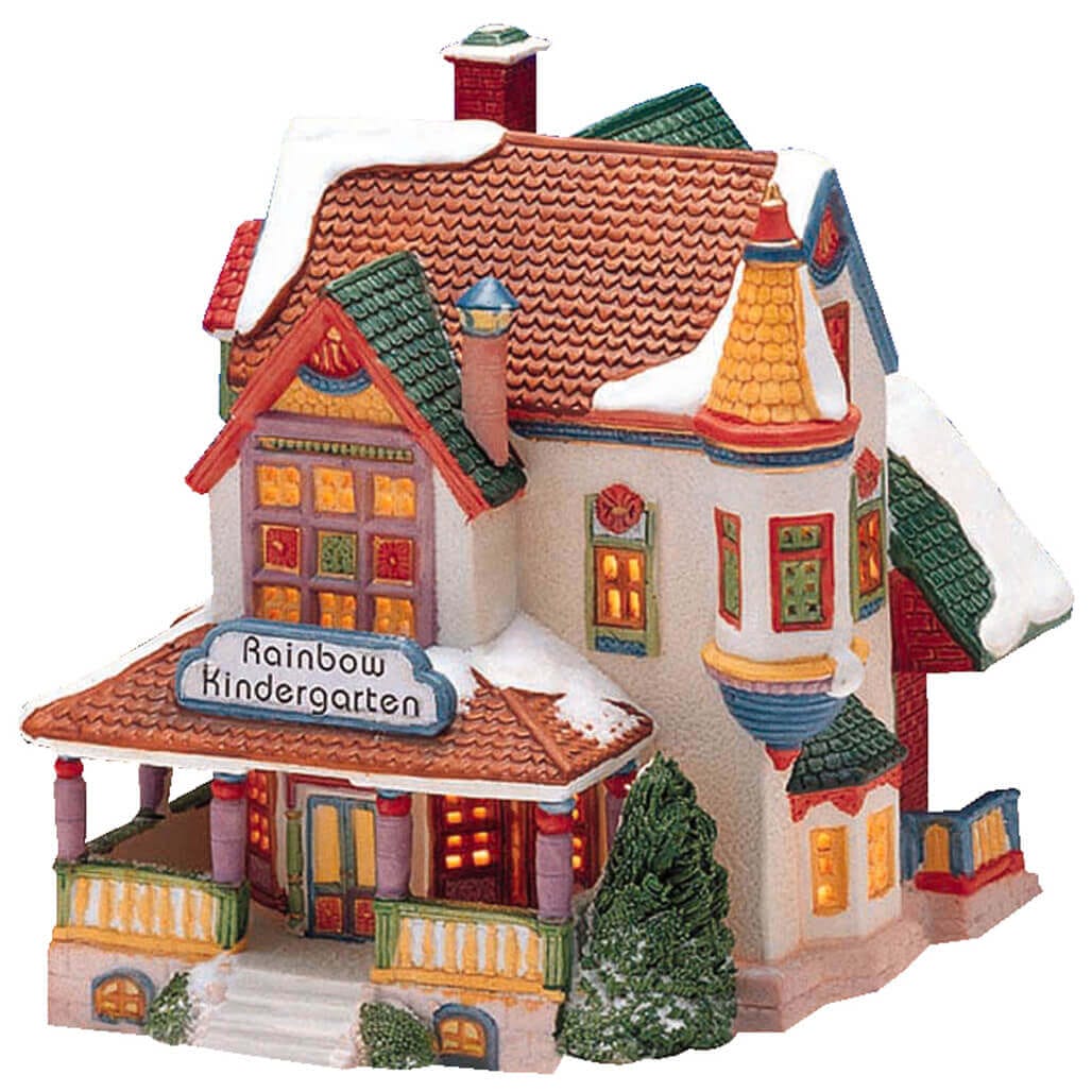 lemax-rainbow-kindergarten-b-timent-miniature-de-collection image 1