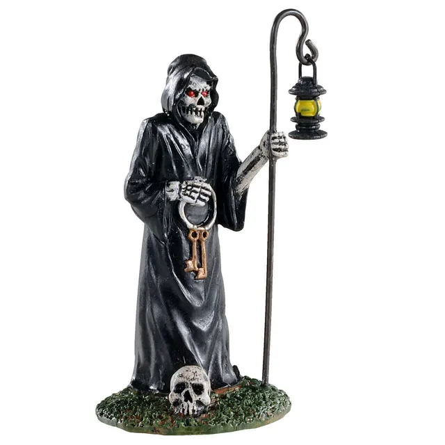 lemax-keymaster-figurine-squelette-spooky-town image 1