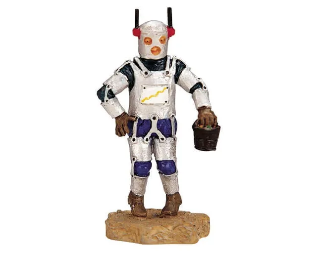 lemax-tin-robotron-figurine-miniature-spooky-town image 1