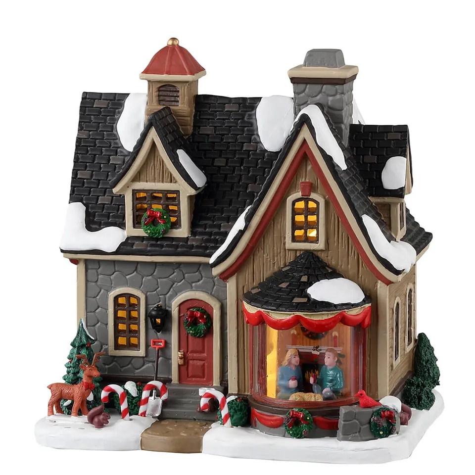 lemax-here-s-to-the-holidays-maison-miniature-illumin-e image 1