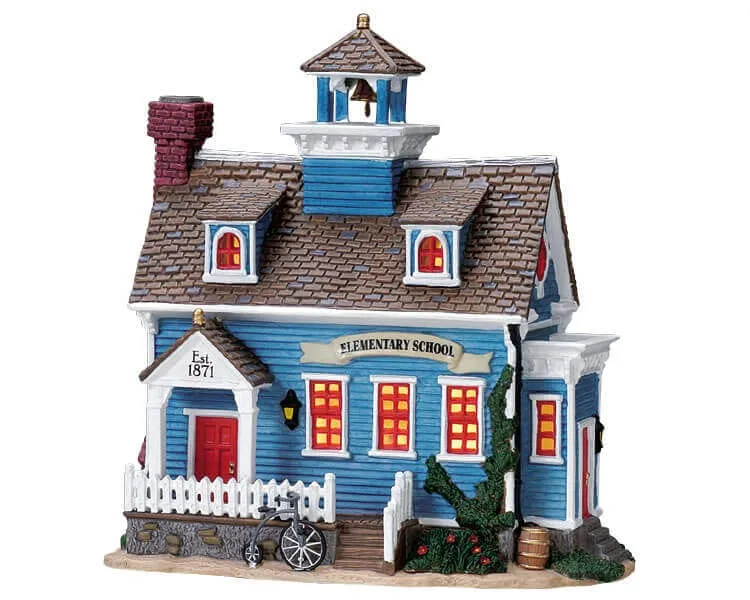 lemax-elementary-school-cole-miniature-de-collection image 1