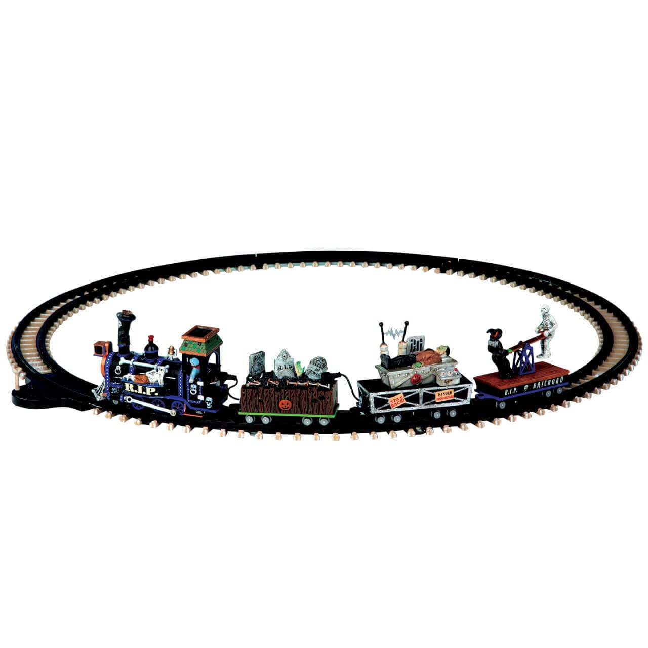 lemax-r-i-p-railroad-train-fant-me-anim-sonore-spooky-town image 2
