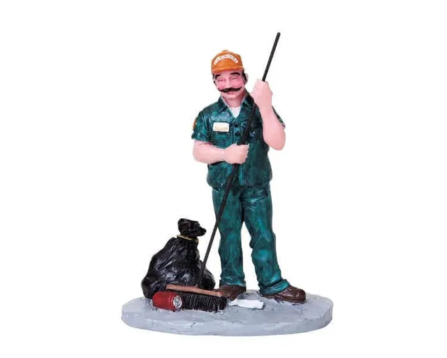 lemax-sweeping-up-figurine-village-miniature image 1