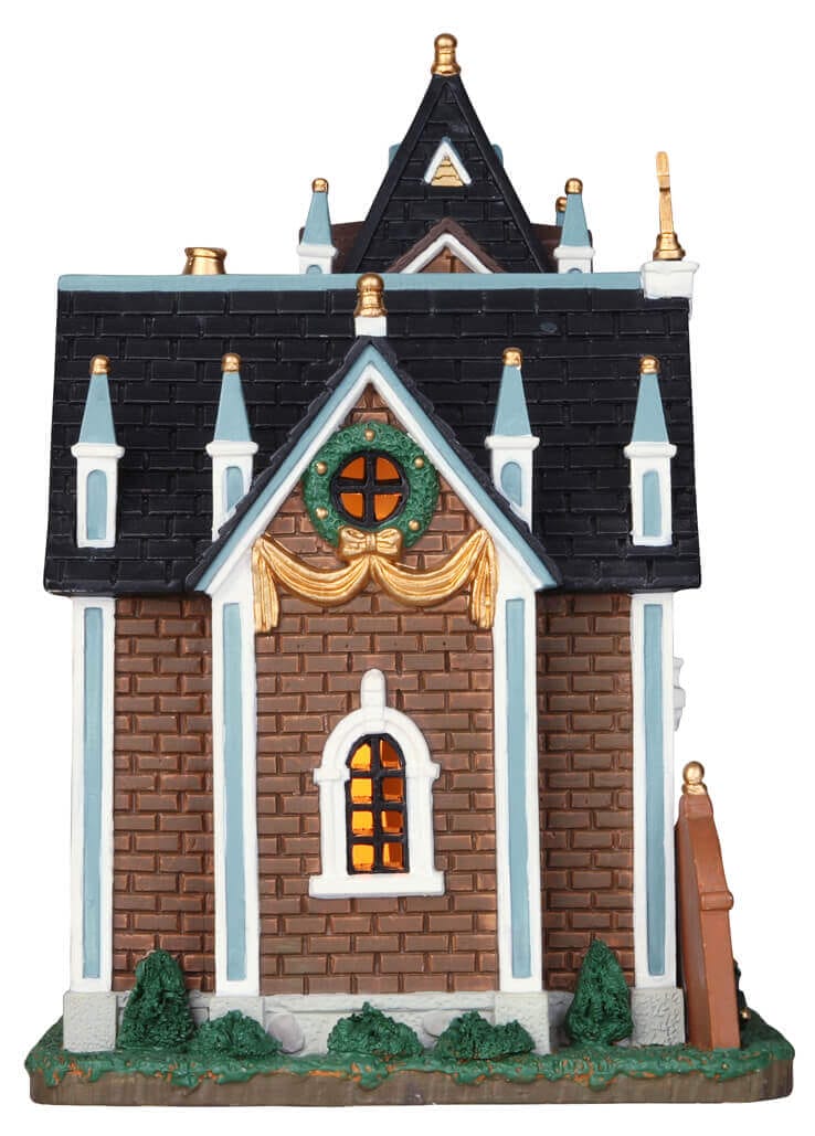 lemax-pine-ridge-church-miniature-glise-de-village image 3