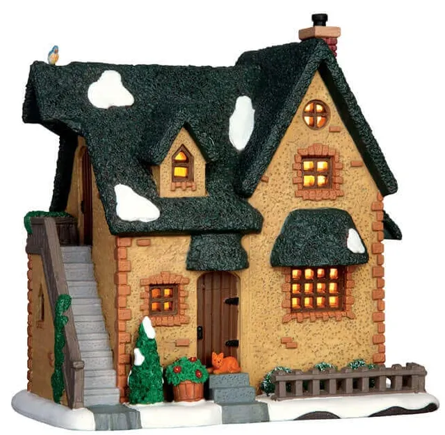 lemax-winter-haus-maison-miniature-d-hiver-de-collection image 1