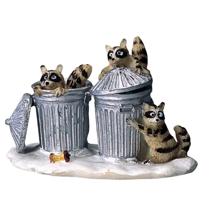 lemax-trash-bandits-figurines-miniatures-ratons-laveurs image 1