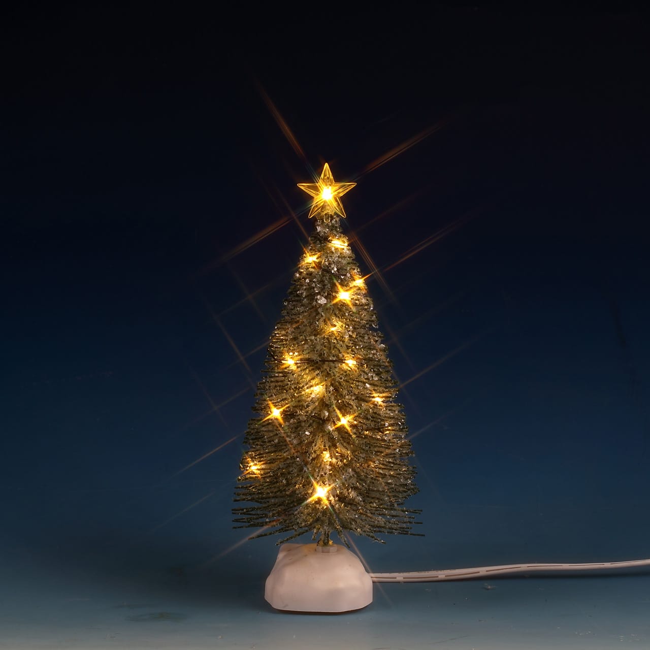 lemax-clear-light-evergreen-tree-medium-sapin-lumineux-miniature image 1