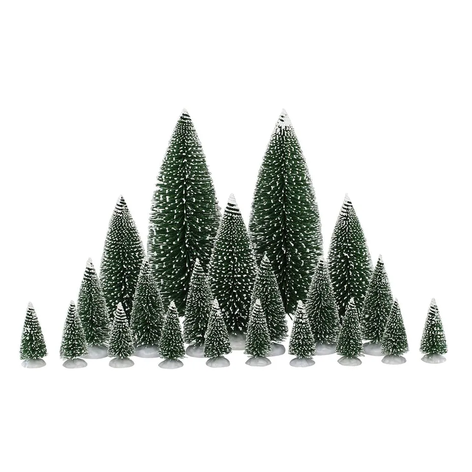 lemax-assorted-pine-trees-lot-sapins-miniatures-pour-village image 1