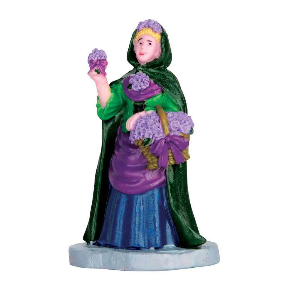 lemax-violet-vendor-figurine-marchande-de-violettes-caddington image 1