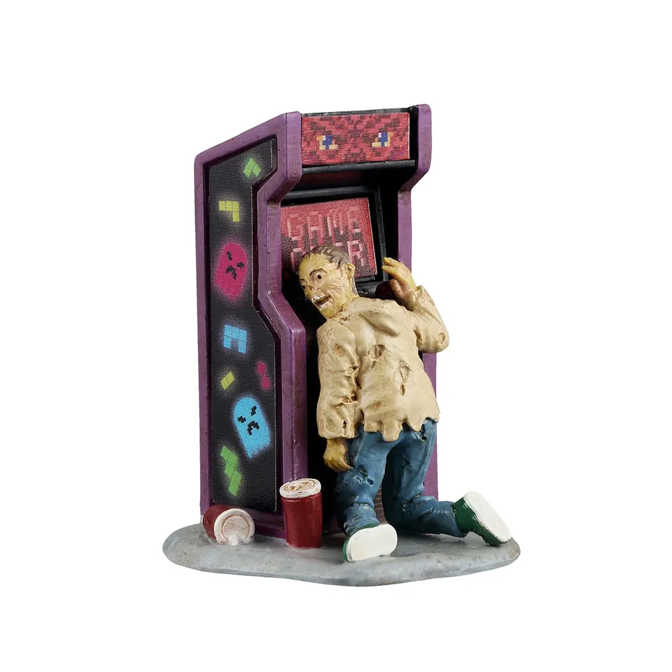 lemax-game-over-figurine-spooky-town-miniature image 1