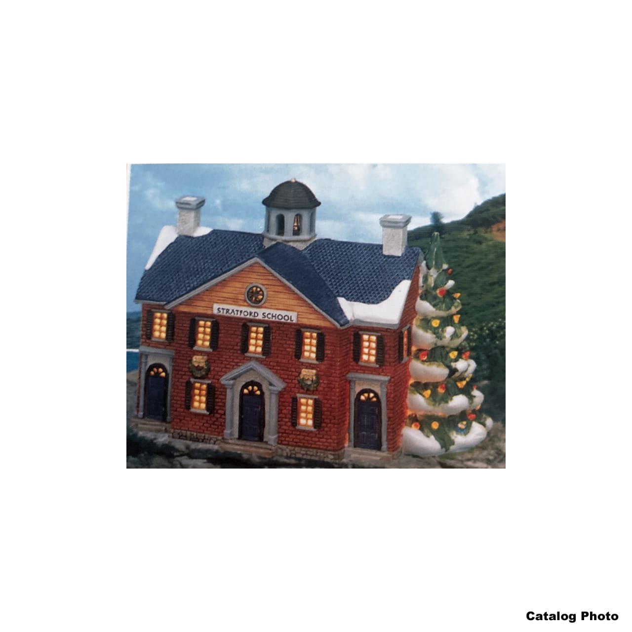 lemax-stratford-school-b-timent-miniature-cole-de-village image 1