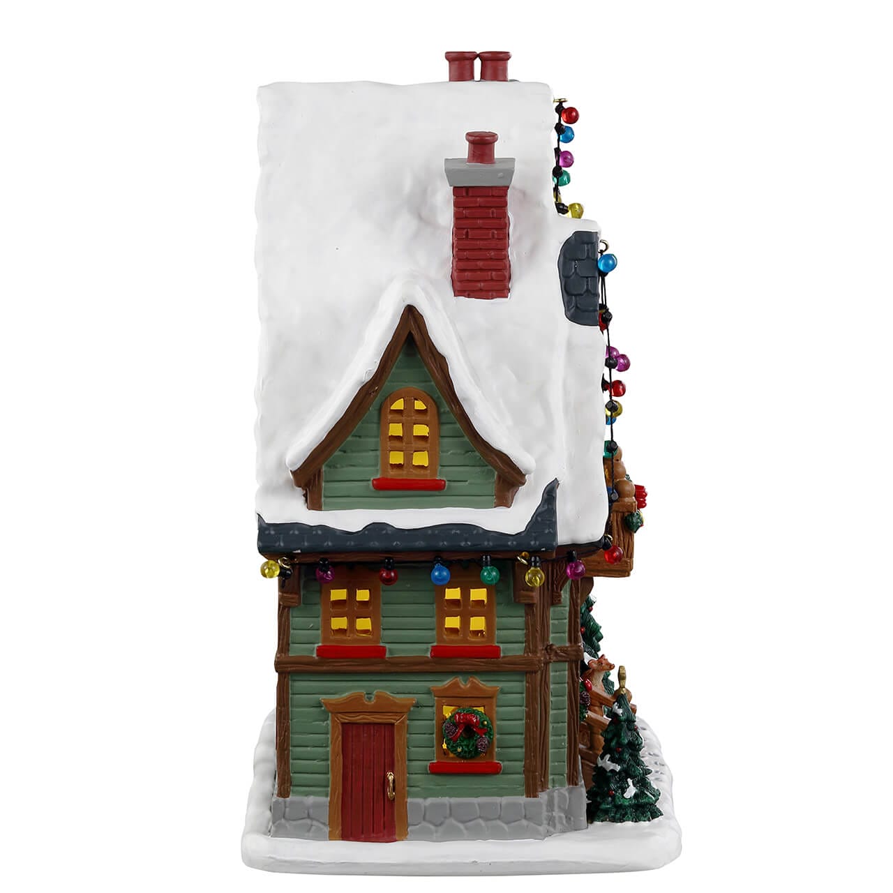 lemax-hide-away-cabin-chalet-miniature-lumineux-vail-village image 2