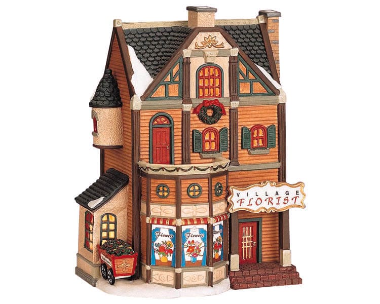 lemax-village-florist-boutique-fleuriste-miniature-village image 2