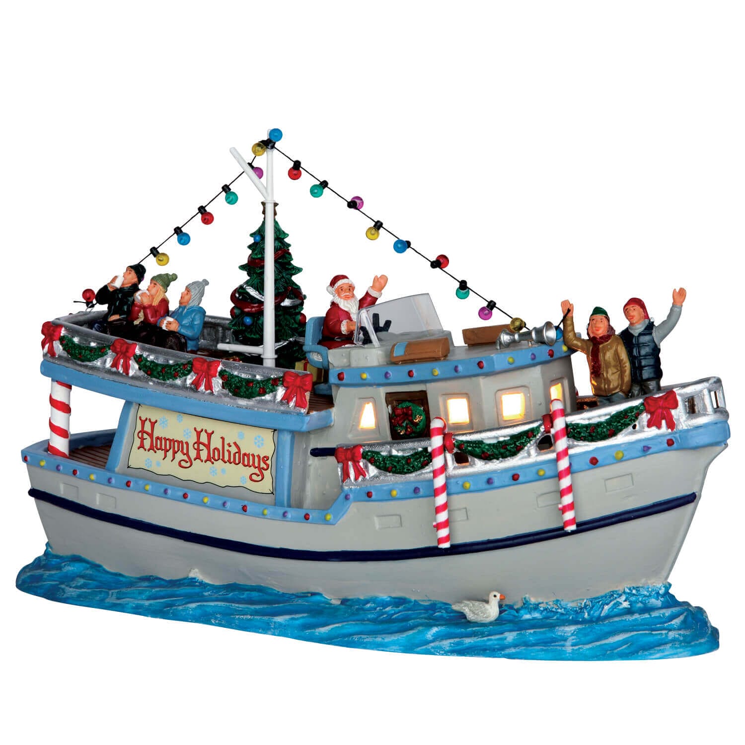 lemax-the-yule-tide-yacht-bateau-de-no-l-miniature image 5