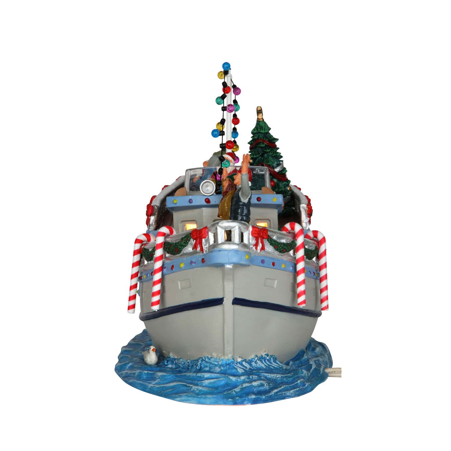 lemax-the-yule-tide-yacht-bateau-de-no-l-miniature image 3