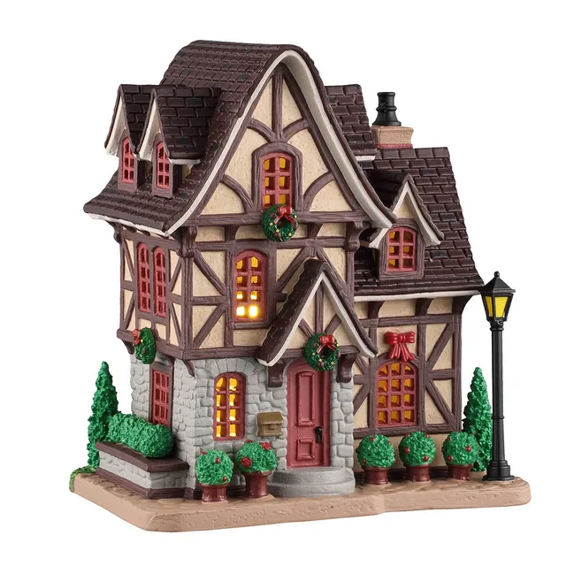 lemax-bosworth-residence-maison-de-village-caddington-illumin-e image 1