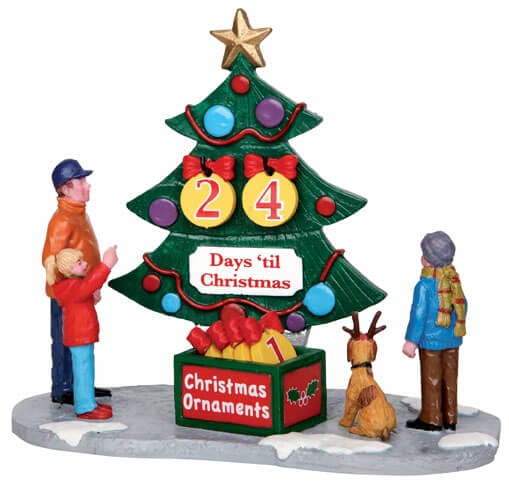 lemax-countdown-tree-set-of-7-lot-de-7-sapins-miniatures image 1