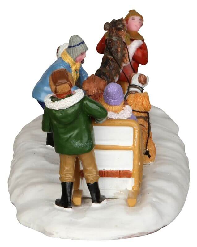 lemax-neighborhood-dogsled-team-figurine-attelage-chiens-de-tra-neau image 4