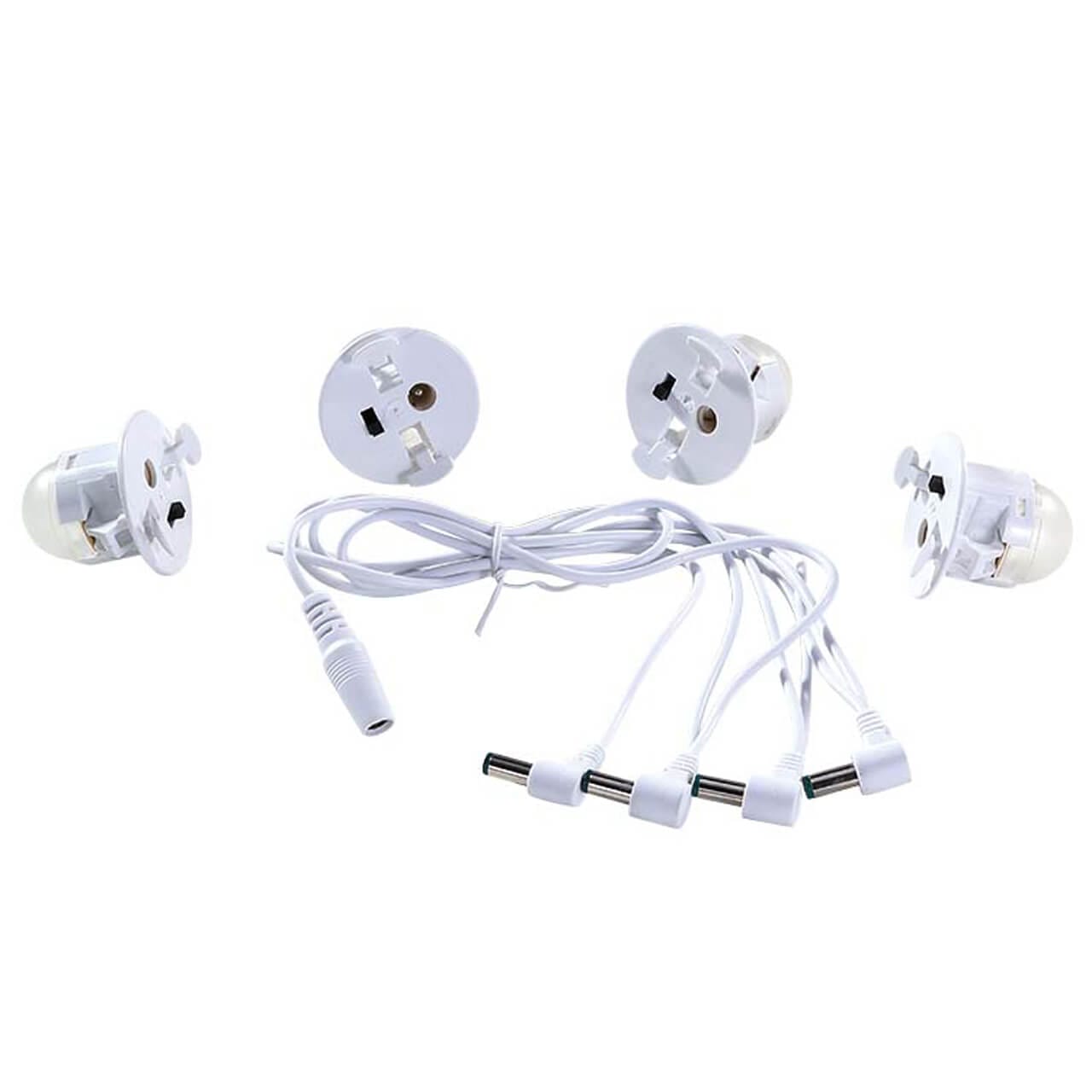 lemax-four-led-light-string-moonlander-guirlande-lumineuse-miniature image 1