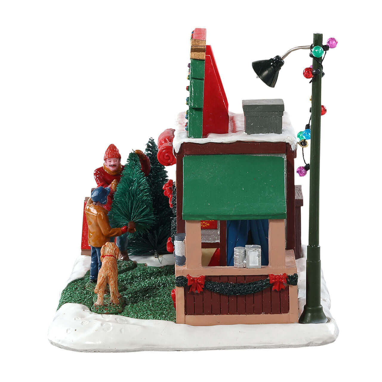 lemax-garland-grove-tree-lot-stand-sapins-de-no-l-miniature image 2