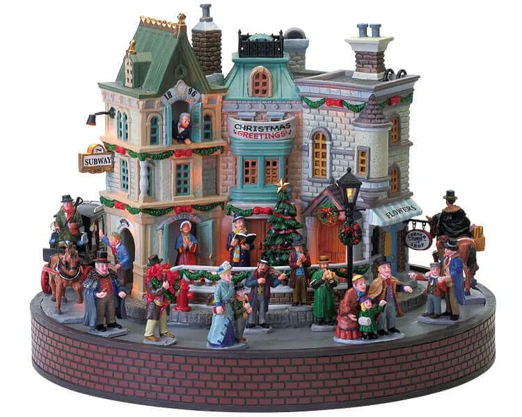 lemax-city-sidewalks-trottoirs-de-ville-pour-village-miniature image 1