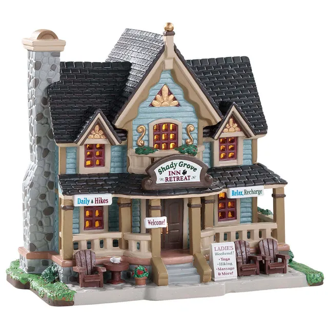 lemax-shady-grove-inn-retreat-b-timent-miniature-auberge image 1