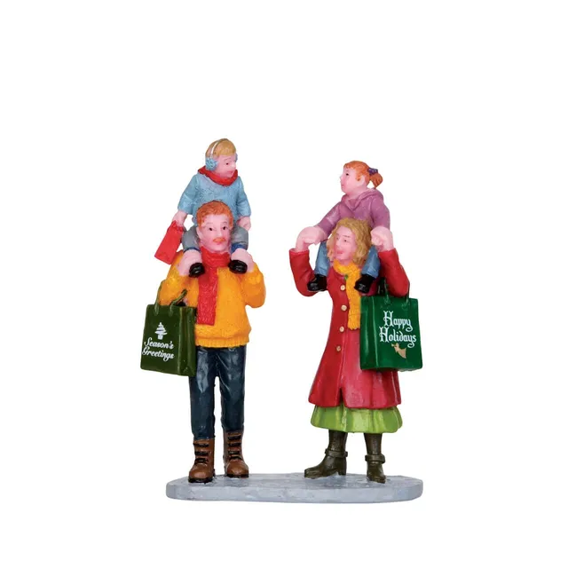 lemax-family-christmas-shopping-figurines-march-no-l-vail-village image 1