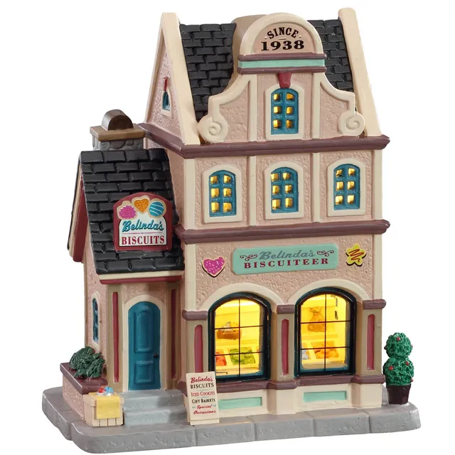 lemax-belinda-s-biscuiteer-maison-lumineuse-caddington image 1