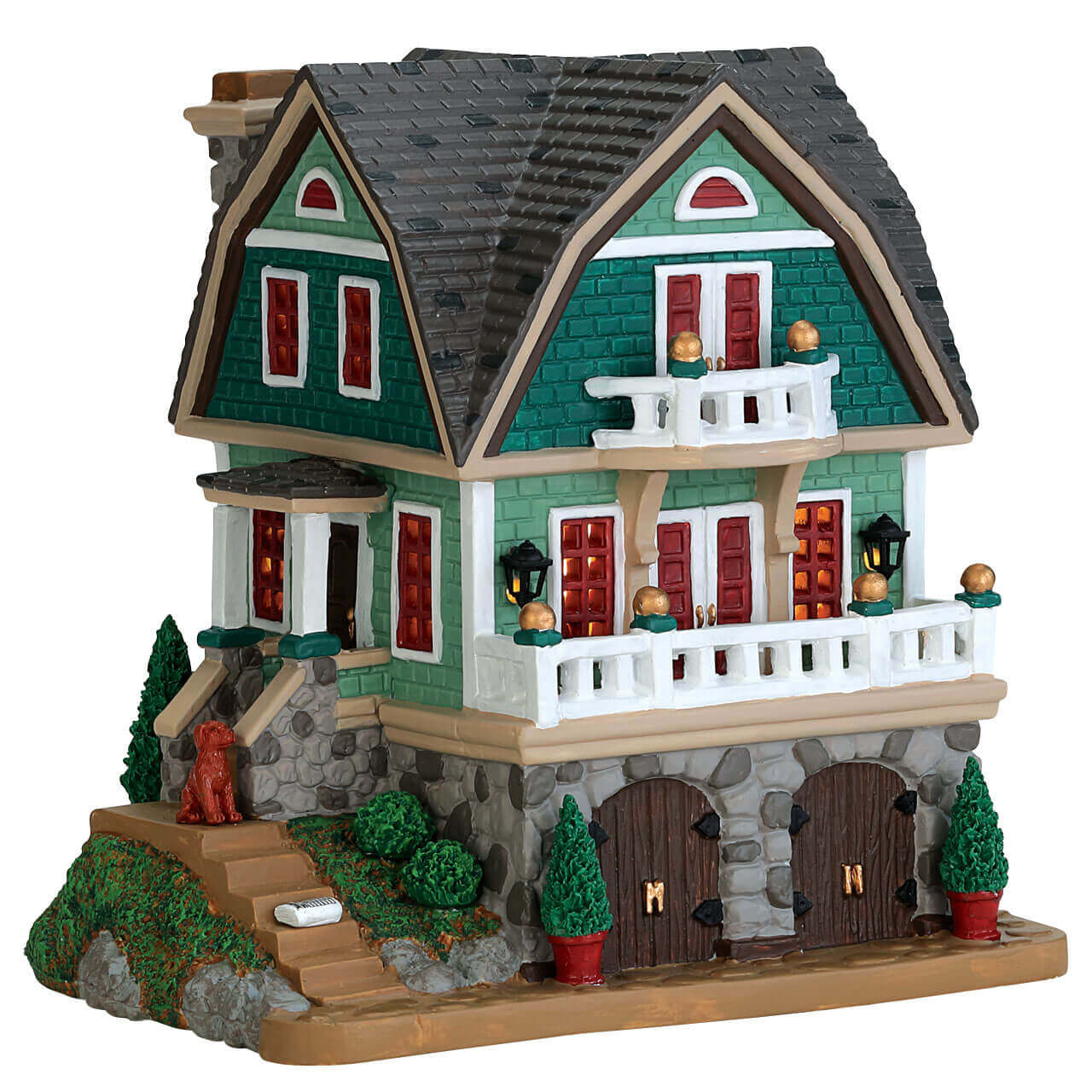 lemax-harrison-residence-maison-de-village-miniature-illumin-e image 1