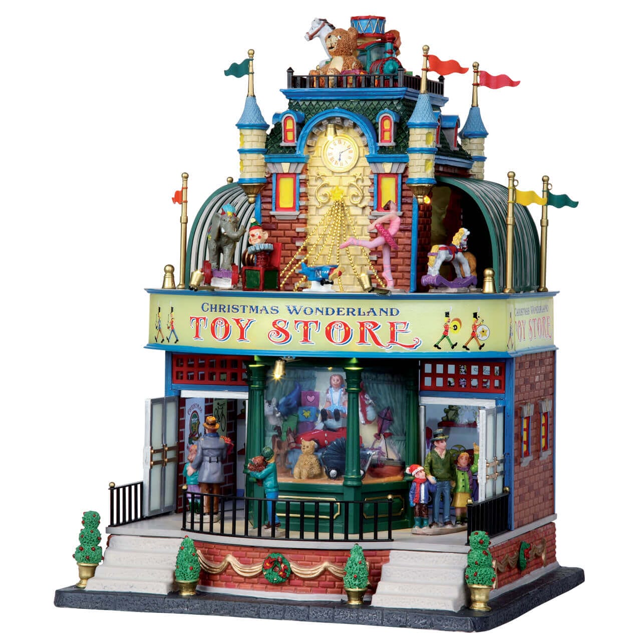 lemax-christmas-wonderland-toy-store-magasin-de-jouets-anim-miniature image 1