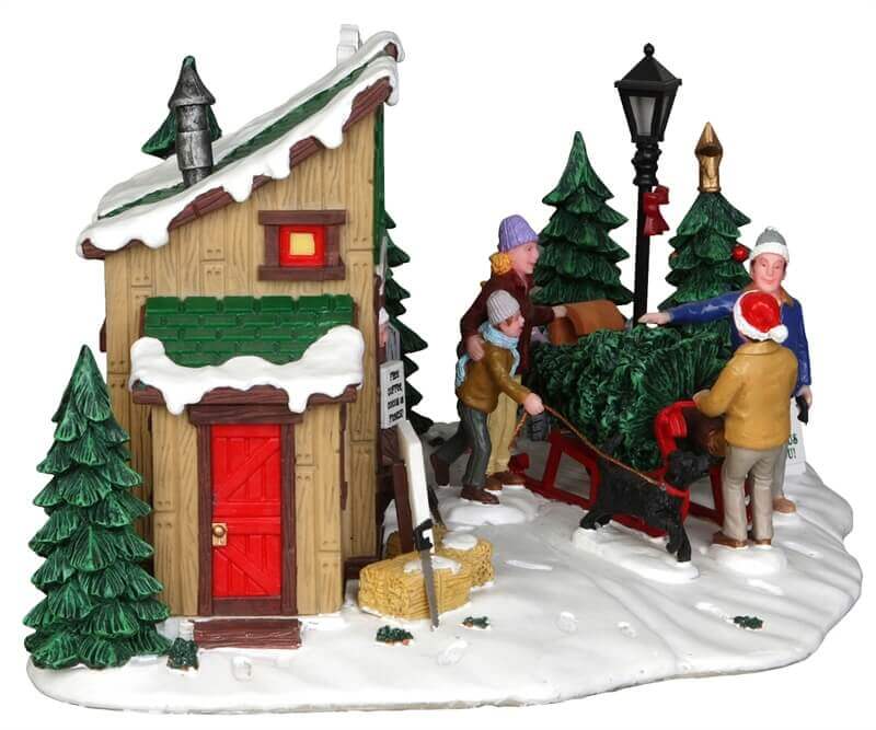 lemax-kris-s-christmas-tree-farm-d-cor-sapins-de-no-l-miniature image 2
