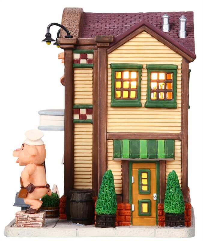 lemax-clifton-s-butcher-shop-boucherie-miniature-de-collection image 2