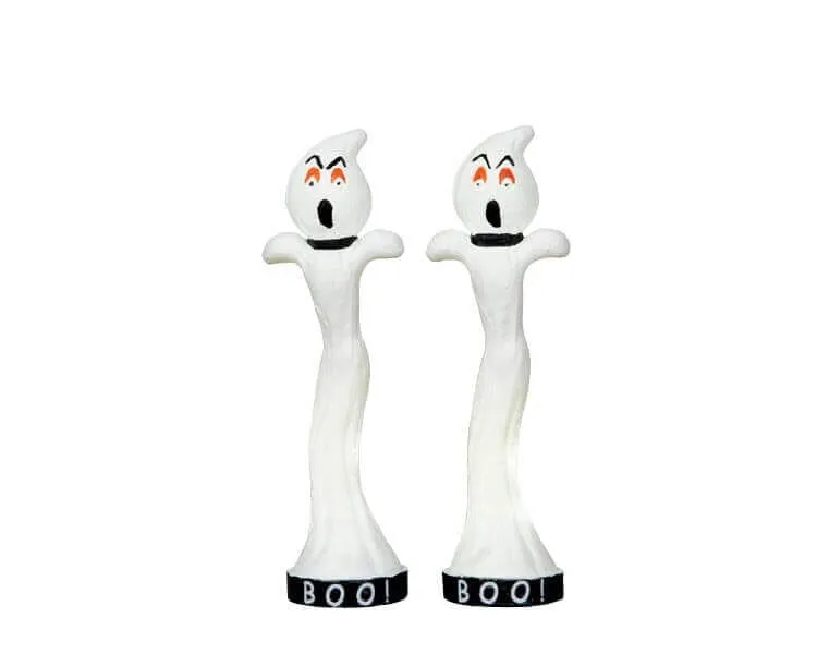 lemax-ghost-lamp-post-lampadaire-fant-me-halloween-spooky-town image 1