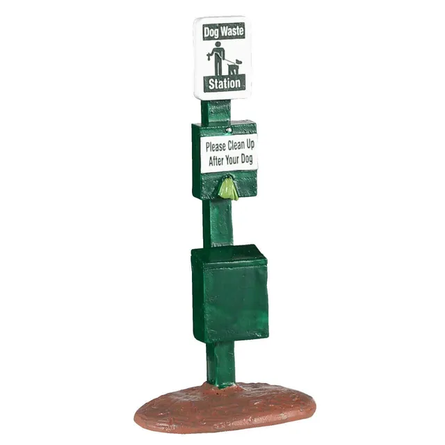 lemax-dog-park-station-accessoire-miniature-parc-chiens image 1